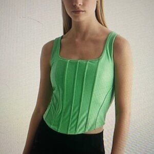 NWT Express Body Contour Corset Style Tank Top Size XS
